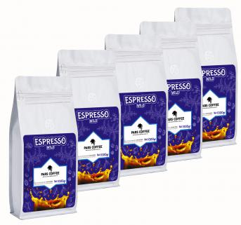 PARS COFFEE Esprresso Wild - 5 Kg - Profesional Çekirdek Kahve - Orta-koyu Kavrulmuş